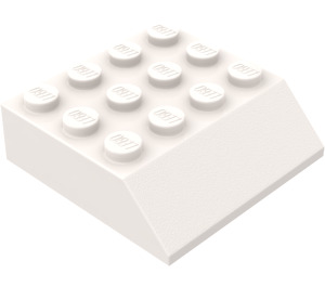 LEGO Hvit Skråning 4 x 4 (45°) (30182)