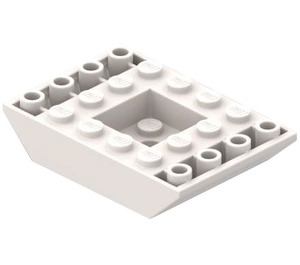 LEGO White Slope 4 x 6 (45°) Double Inverted (30183)