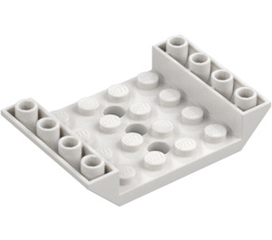 LEGO Wit Helling 4 x 6 (45°) Dubbele Omgekeerd met Open Midden met 3 gaten (30283 / 60219)