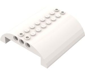 LEGO Bianco Pendenza 8 x 8 x 2 Curvo Doppio (54095)