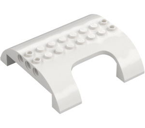 LEGO Bianco Pendenza 8 x 8 x 5 Curvo (54096)