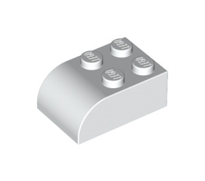 LEGO White Slope Brick 2 x 3 with Curved Top (6215)
