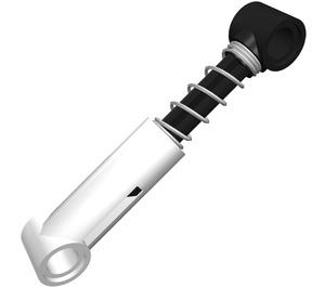LEGO White Small Shock Absorber with Hard Spring