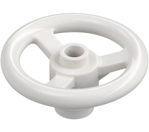 LEGO White Small Steering Wheel (2819)