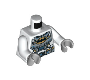 LEGO Biały Przestrzeń Batman Minifigurka Tułów (973 / 76382)