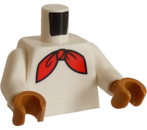 LEGO Weiß Speedy González mit Rot Schal Minifigur Torso (973)