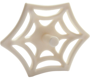 LEGO hvid Spider Web Medium med En Bar (36083)