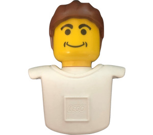 LEGO blanc Des sports Torse avec Diriger et Cheveux