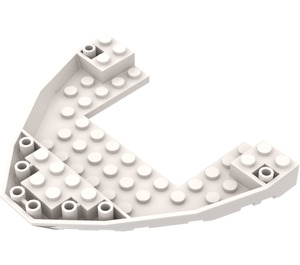 LEGO blanc Stern 12 x 10 (47404)
