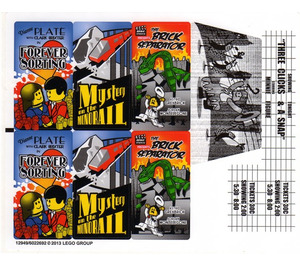 LEGO Wit Sticker Sheet for Set 10232 (12949)