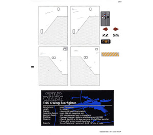 LEGO White Sticker Sheet for Set 10240 (14584)