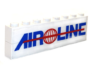 LEGO Bianco Stickered Assembly from Set 6597 "Air Line"