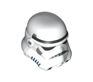 LEGO Vit Stormtrooper Hjälm med Dotted Mun (30408 / 84468)