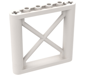 LEGO Wit Support 1 x 6 x 5 Draagbalk Rectangular (64448)