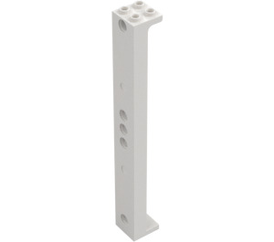 LEGO Vit Support 2 x 2 x 13 med 5 Pegholes (91176)