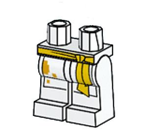 LEGO White Sushimi Legs (3815)