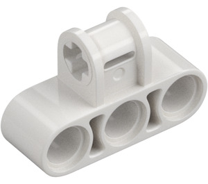 LEGO Bianco Technic Croce Blocco 3 x 2 (Asse/Triplo perno) (42191 / 63869)