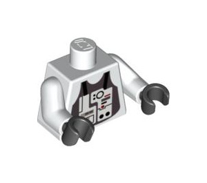 LEGO White Ten Numb Torso (973 / 76382)