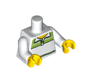 LEGO White Tennis Ace Torso (973 / 88585)