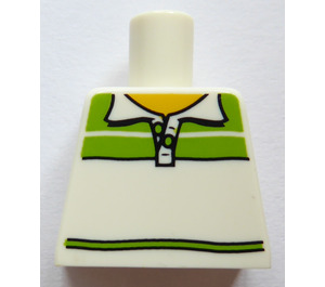 LEGO White Tennis Ace Torso without Arms (973)