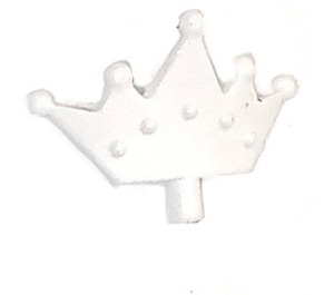 LEGO White Tiara with 5 Rounded Points (29171 / 33322)