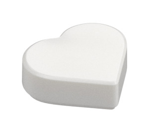 LEGO White Tile 1 x 1 Heart (5529 / 39739)