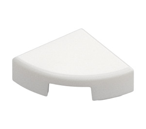 LEGO White Tile 1 x 1 Quarter Circle (25269 / 84411)