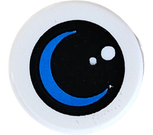 LEGO Blanco Plana 1 x 1 Circular con Ojo Lens (35380)