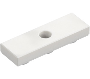 LEGO Blanc Tuile 1 x 3 Inversé avec Trou (35459)