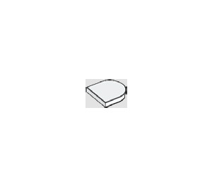 LEGO White Tile 2 x 2 Round (5520)