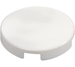 LEGO White Tile 2 x 2 Round with Bottom Stud Holder (14769)