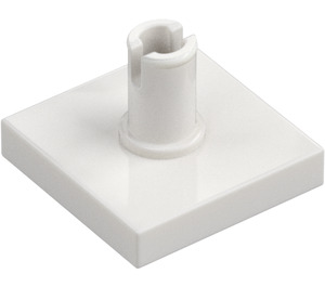 LEGO Blanco Plana 2 x 2 con Vertical Pin (2460 / 49153)