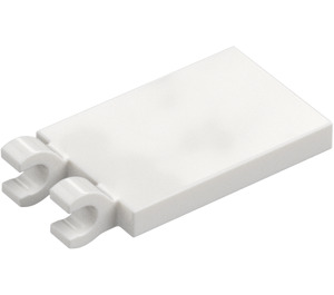 LEGO Bianco Piastrella 2 x 3 con Orizzontale Clips (Clip 'O' spesse aperte) (30350 / 65886)