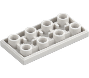 LEGO White Tile 2 x 4 Inverted (3395)