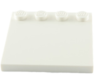 LEGO blanc Tuile 4 x 4 avec Goujons sur Bord (6179)