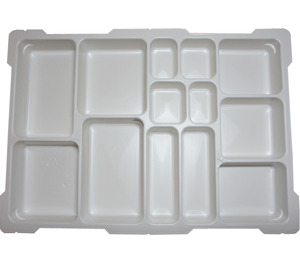 LEGO White Top Tray for Lego Education Storage Bin - 13 Compartments (54572)