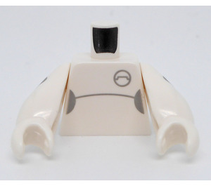 LEGO Bianco Busto Baymax con Lungo Braccia (973 / 102195)