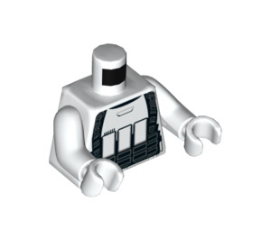 LEGO Blanco Torso SW Armadura Stormtrooper con Ammunition y Utility Belts Patrón (973 / 76382)