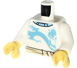 LEGO White Torso with dragons on it (973 / 76382)