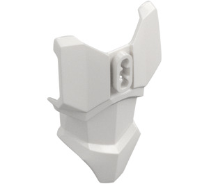 LEGO Blanco Torso con Indented Waist y Cadera Armadura (90652)