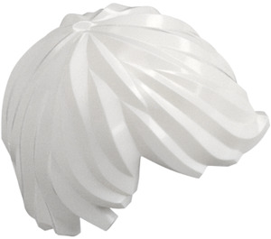 LEGO White Tousled Hair Swept Left (18226 / 87991)