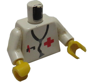 LEGO hvid  Town Torso (973)