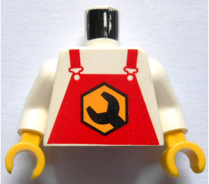 LEGO White  Town Torso (973)