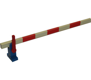 LEGO White Train Level Crossing Gate (Left)