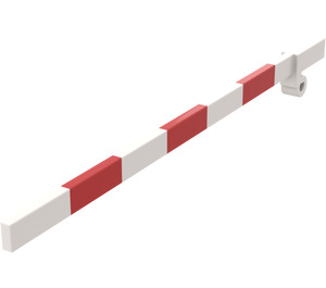 LEGO hvid Tog Level Crossing Gate Type 1 - Crossbar