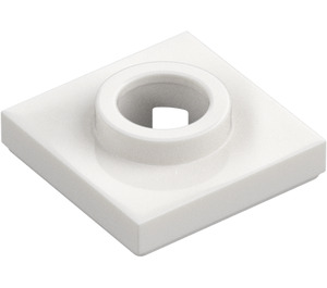 LEGO Bianco Piatto girevole 2 x 2 Base (27448)