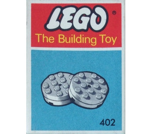 LEGO White Turntables (The Building Toy) 402-3