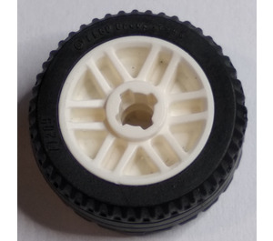 LEGO White Tyre Normal / Narrow Ø 21 x 9,9 with Rim Narrow Ø14.6 x 9.9