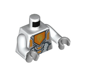 LEGO White Ultimate Lance Minifig Torso (973 / 76382)