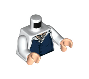 LEGO White Ulysses Klaue Minifig Torso (973 / 76382)